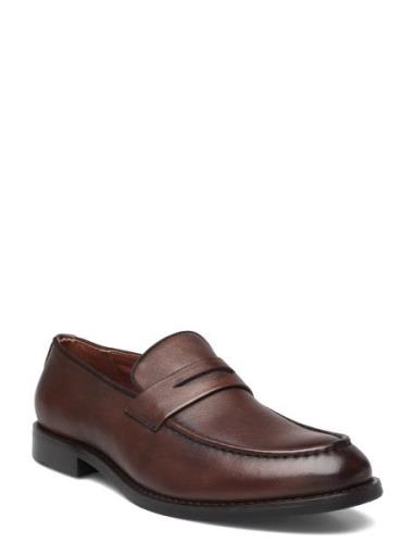 6200 Loafers Flade Sko Brown TGA By Ahler