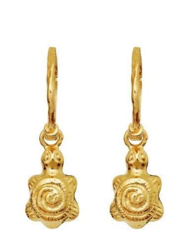 Alona Earrings Ørestickere Smykker Gold Maanesten