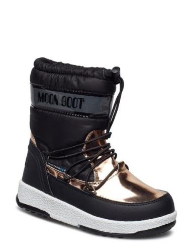 Mb Moon Boot W.e. Jr Girl Soft Wp Vinterstøvler Pull On Black Moon Boo...