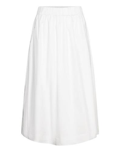 Freya Skirt Knælang Nederdel White Twist & Tango