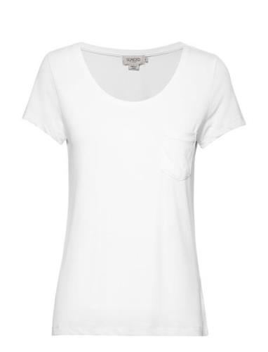 Slcolumbine Tee Tops T-shirts & Tops Short-sleeved White Soaked In Lux...