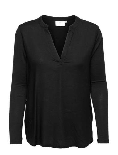 Kacalina Blouse Tops Blouses Long-sleeved Black Kaffe