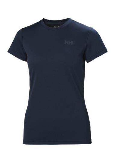 W Hh Lifa Active Solen T-Shirt Sport T-shirts & Tops Short-sleeved Nav...