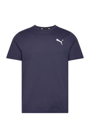 Ess Small Logo Tee Sport T-Kortærmet Skjorte Navy PUMA