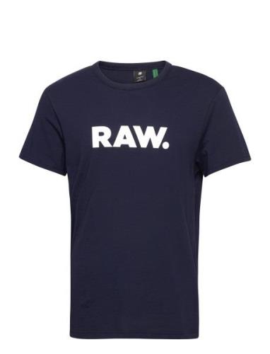 Holorn R T S\S Tops T-Kortærmet Skjorte Navy G-Star RAW