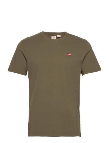 Ss Original Hm Tee Olive Night Tops T-Kortærmet Skjorte Green LEVI´S M...