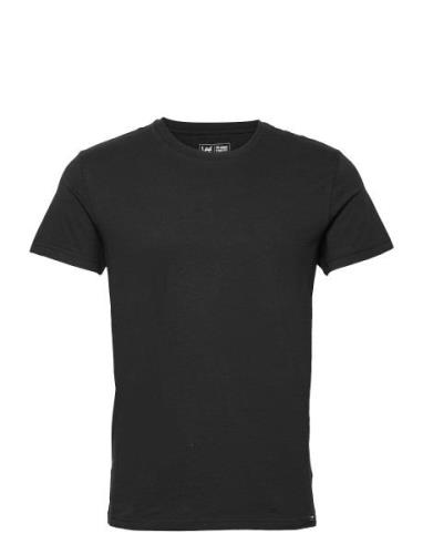 Twin Pack Crew Tops T-Kortærmet Skjorte Black Lee Jeans