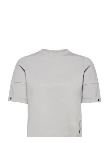 W Race Heavy Tee Sport T-shirts & Tops Short-sleeved Grey Sail Racing