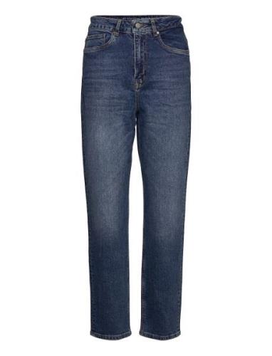 34 The Mom 107 Xhigh Straight Y Bottoms Jeans Straight-regular Blue My...