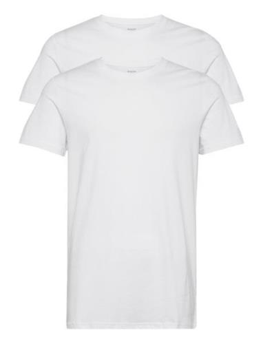 Rt Organic Cotton 2-Pack Tee Tops T-Kortærmet Skjorte White Resteröds