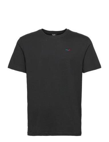 Base Tee Tops T-Kortærmet Skjorte Black H2O