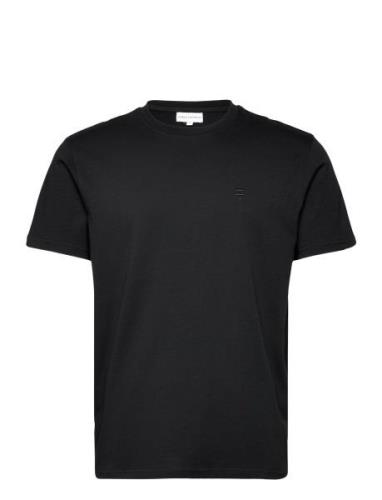 Panos Emporio Element Tee Organic Cotton Tops T-Kortærmet Skjorte Blac...