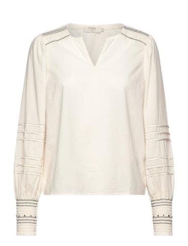 Crpaulo Blouse Tops Blouses Long-sleeved Cream Cream