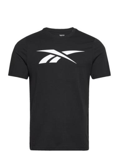 Gs Vector Tee Tops T-Kortærmet Skjorte Black Reebok Performance