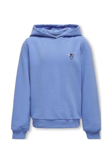 Kognoomi L/S Logo Hood Swt Noos Tops Sweatshirts & Hoodies Hoodies Blu...