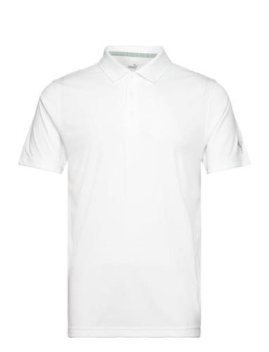 Gamer Polo Tops Polos Short-sleeved White PUMA Golf