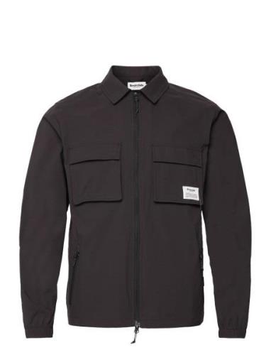 Cargo Overshirt Lightweight Tops Overshirts Black Resteröds