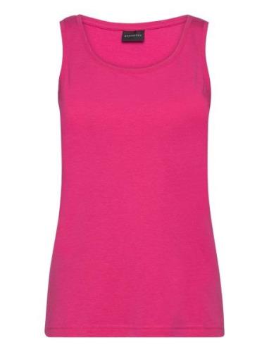 Basic Jersey Top Tops T-shirts & Tops Sleeveless Pink Brandtex