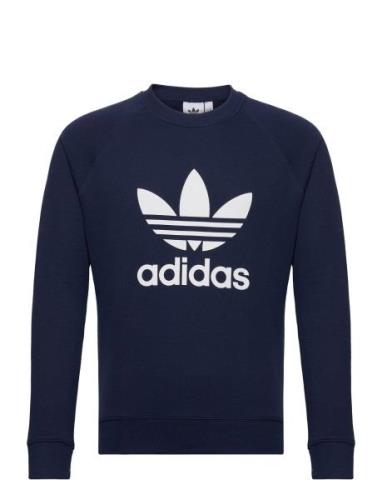 Trefoil Crew Sport Sweatshirts & Hoodies Sweatshirts Navy Adidas Origi...