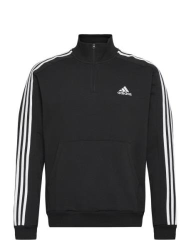 M 3S Fl 1/4 Z Sport Sweatshirts & Hoodies Sweatshirts Black Adidas Spo...