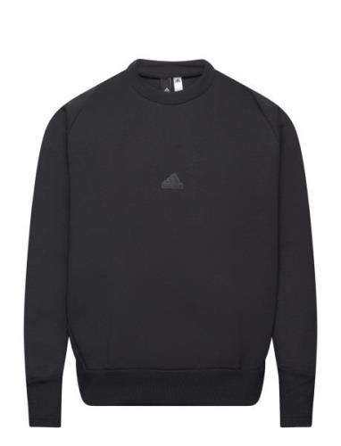 M Z.n.e. Pr Crw Sport Sweatshirts & Hoodies Sweatshirts Black Adidas S...