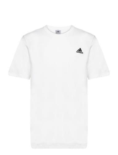 M Sl Sj T Sport T-Kortærmet Skjorte White Adidas Sportswear