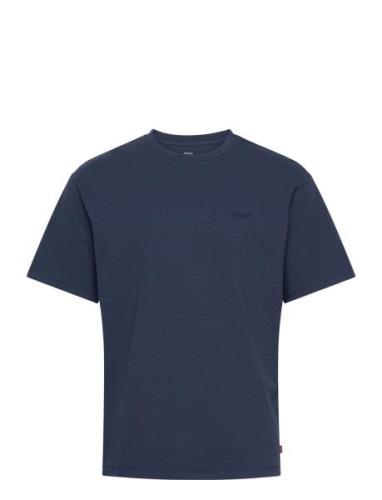 Red Tab Vintage Tee Naval Acad Tops T-Kortærmet Skjorte Navy LEVI´S Me...