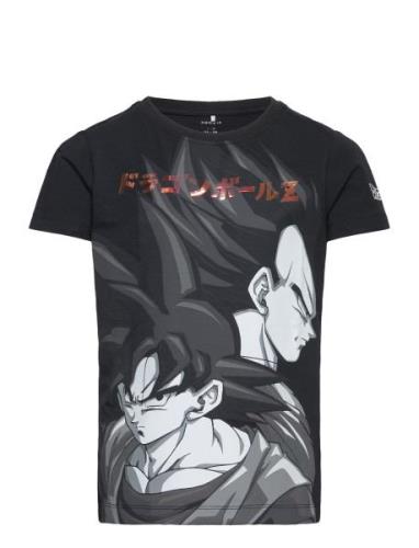 Nkmjohan Dragonball Ss Top Vde Tops T-Kortærmet Skjorte Black Name It