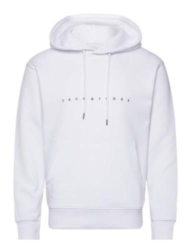 Jjestar Jj Sweat Hood Noos Tops Sweatshirts & Hoodies Hoodies White Ja...