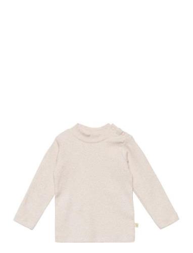 Camma Blouse Tops T-shirts Long-sleeved T-Skjorte Cream That's Mine