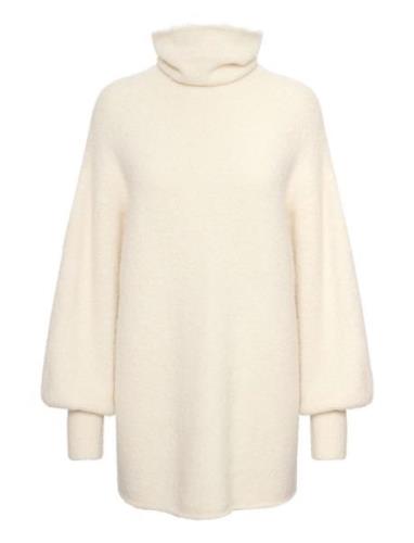 Posiagz Oz Pullover Tops Knitwear Turtleneck White Gestuz