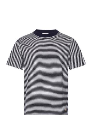 Striped T-Shirt Héritage Tops T-Kortærmet Skjorte Navy Armor Lux