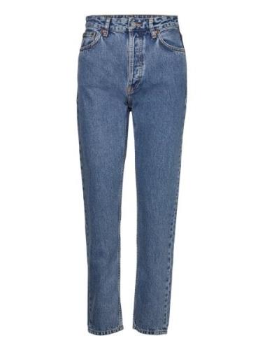 Breezy Britt Bottoms Jeans Straight-regular Blue Nudie Jeans