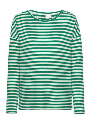 Mlsilly Ls Jrs Top Tops T-shirts Long-sleeved T-Skjorte Green Mamalici...