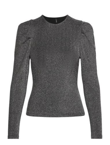 Onlrich L/S Glitter Puff Top Cs Jrs Tops T-shirts & Tops Long-sleeved ...