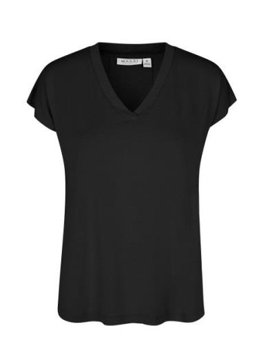 Maefa Tops T-shirts & Tops Short-sleeved Black Masai