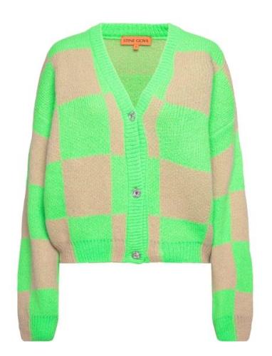 Amara, 1863 Alpaca Knit Tops Knitwear Cardigans Green STINE GOYA