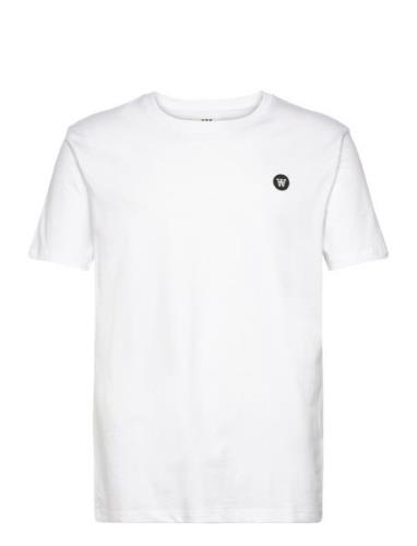 Ace Badge T-Shirt Gots Tops T-Kortærmet Skjorte White Double A By Wood...