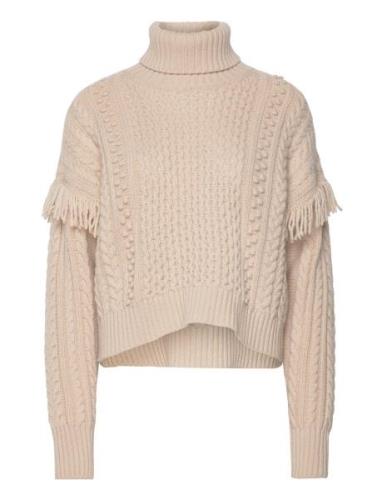 Lodola Tops Knitwear Turtleneck Beige Weekend Max Mara