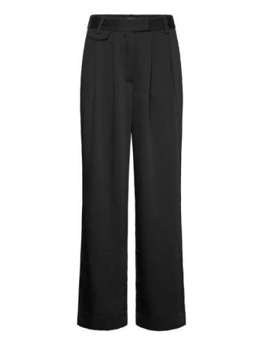 Cedarsbbcella Pants Bottoms Trousers Wide Leg Black Bruuns Bazaar