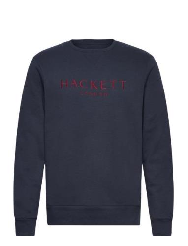 Heritage Crew Tops Sweatshirts & Hoodies Sweatshirts Navy Hackett Lond...