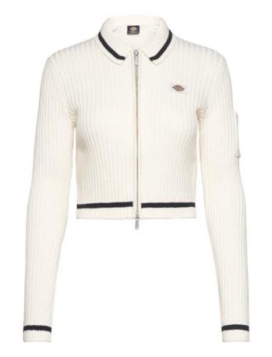 Elkhart Zip Cardigan W Tops Knitwear Cardigans Cream Dickies