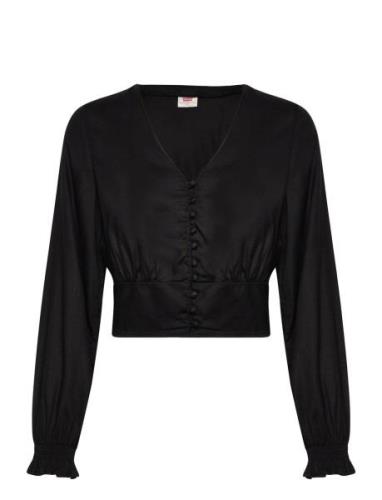 Tamara Ls Blouse Dark Ages 4 Tops Blouses Long-sleeved Black LEVI´S Wo...