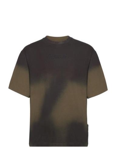 Spray Autograph Boxy R T Tops T-Kortærmet Skjorte Green G-Star RAW