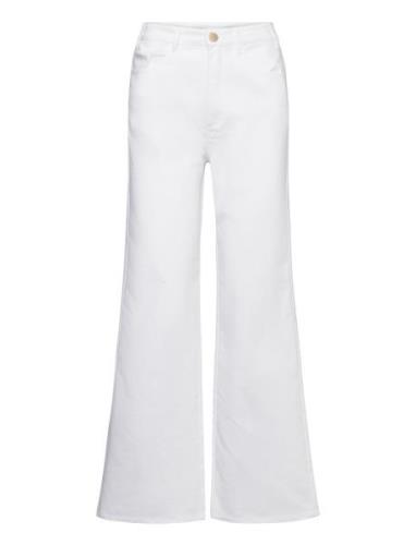 Diana Pants Stretch Denim Bottoms Jeans Wide White Naja Lauf