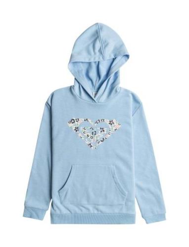 Surf Feeling Hoodie Terry Tops Sweatshirts & Hoodies Hoodies Blue Roxy