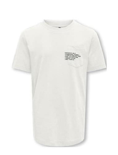 Kobmarinus S/S Tee Print Box Jrs Noos Tops T-Kortærmet Skjorte White K...