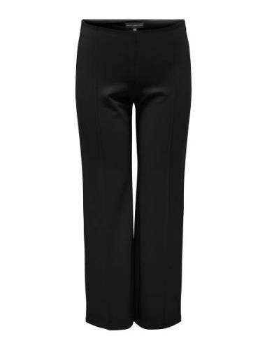 Carlaurel Hw Pin Str Pant Tlr Bottoms Trousers Straight Leg Black ONLY...