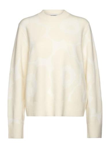 Kalotti Unikko Tops Knitwear Jumpers White Marimekko