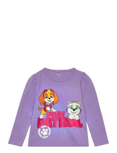 Nmfjumina Pawpatrol Ls Top Noos Cplg Tops T-shirts Long-sleeved T-Skjo...